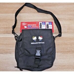 Sanrio Original Hello Kitty 2WAY Hanging Pouch Black - NWT